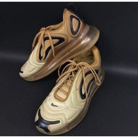 Nike Air Max 720 - Men's Sz 8.5 - Desert Wheat/Black Club Gold Shoes- AO2924-700